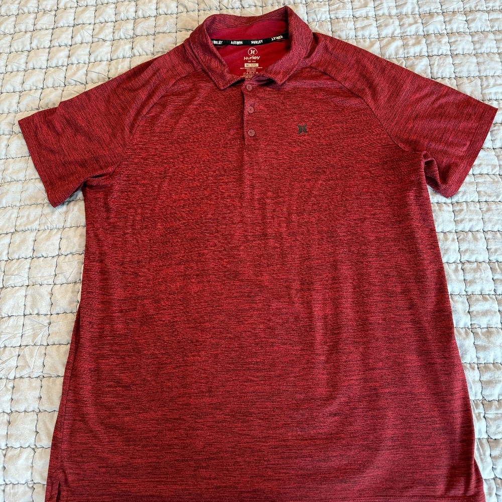 Hurley Mens Polo Shirt- XL